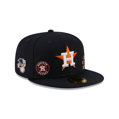 Houston Astros Gorra | New Era MLB Multi 59fifty Fitted Cap Mexico - Azules